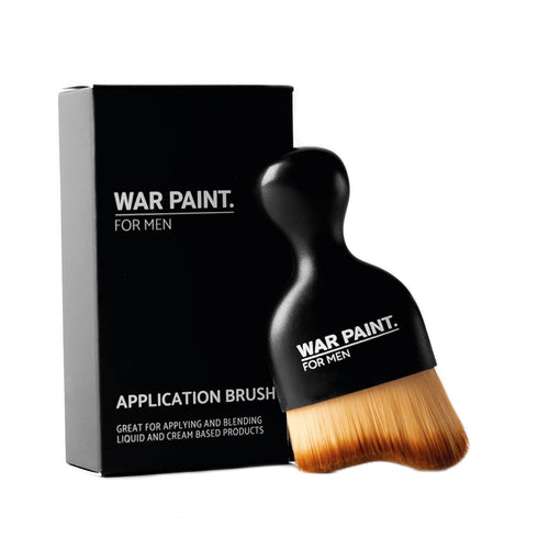War Paint For Men Angled Makeup Application Brush - Perfect for Blending & Applying Liquid Makeup - Vegan Friendly & Cruelty-Free - Ideal Brush fo...