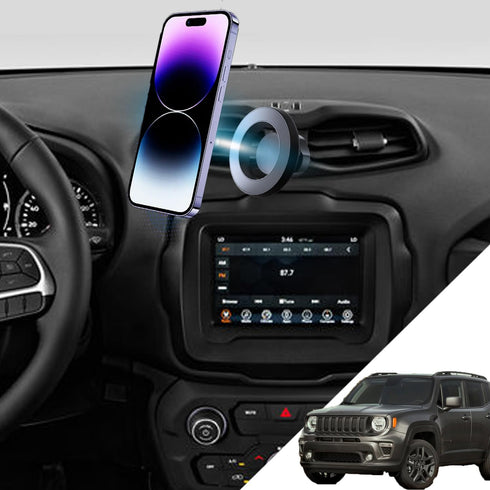Jeep Renegade Phone Mount for MagSafe Renegade Mount Magnetic Phone Holder for 2023 Jeep Renegade Accessories Renegade Phone Holder 2015-present C...