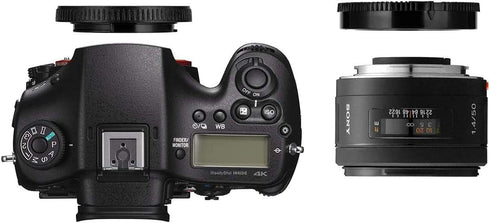 Camera Body Cover & Rear Lens Cap for Alpha A-Mount/Minolta AF Mount kit Sony A99 A99II A77 A77II A55 A57 A58 A33 A35 A37 A900 A850 A700 [2+2 Pack...