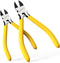 6-In and 5-In 2 PCS Ultra Sharp Compact Wire Cutters with Long Flat Nose Pliers Ideal for Cutting Crafts, Flowers, Plastics, Appliances and Any Cl...