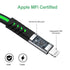 Light up iPhone Charger Cord, 6FT LED Lightning Cables | Apple MFi Certified | USB Fast Charging Cord for Apple iPhone 13 12 11 Pro Max XR XS X/8P...