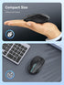 Bluetooth Wireless Mouse - (BT1/BT2+USB) Tri-Mode High Performance, Rechargeable, Quiet Click, Multi-Device Compatibility for Laptop, Computer, Ma...
