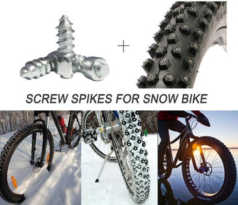 Marrkey 12mm Carbide Screw Tire Studs Snow Spikes Anti-Slip/Anti-ice for Car/Snowmobile/Tractor/ATV/UTV/Motorcycle/Short Lug/Bicycles/Shoes with I...