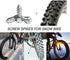 Marrkey 12mm Carbide Screw Tire Studs Snow Spikes Anti-Slip/Anti-ice for Car/Snowmobile/Tractor/ATV/UTV/Motorcycle/Short Lug/Bicycles/Shoes with I...