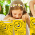 ArtCreativity Emoticons Treat Bags, Pack of 12 Emoji Themed Goody Gift Paper Bag, Smiley Party Favors Supplies for Birthday, Baby Shower, Holiday ...