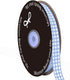 Light Blue Gingham Plaid Checked Ribbon 25 Yard Each Roll 100% Polyester (3/8", Lt.Blue)...