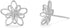 Boma Jewelry Sterling Silver Wire Flower Stud Earrings...