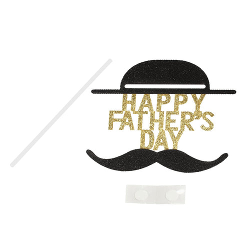 BinaryABC Happy Father's Day Cake Topper Cake Picks,Father's Day Birthday Cake Decorations Dad Party Supplies,5Pcs...