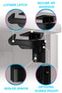Invisible Cabinet Locks for Baby Proofing – No Tools Needed – Secure Drawers & Cabinets Instantly – 12 Pack...