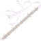 Silver Rhinestones Bridal Sash Belt Clear Crystal Wedding Belt Pearl for Bride Dress Plus Size...
