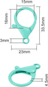 LiQunSweet 35 Pcs 7-Colors Iron Lobster Claw Clasp Hard Hook Lanyard Snap Clips DIY Accessories Hardware for Crafts Bags Keychains Jewelry Making ...