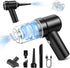 Handheld Vacuum Cordless, Mini Handheld Vacuum, Car Vacuum with LED, Electric Air Duster & Vacuum Cleaner 2 in 1 Rechargeable, Portable Vacuum Cle...