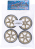 GoolRC 4PCS/Set 1/10 Drift Car Tires Hard Tyre Replacement for Traxxas HSP Tamiya HPI Kyosho On-Road Drifting Car (Army Green)...