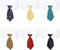 Segarty Dog Neck Tie Large, 6 Pack Adjustable Cute Pet Ties Collars Grooming Accessories Formal Wedding Costume Black Red Dog Necktie Collar Set f...