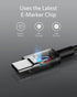Anker USB C Charger Cable (6ft 100W, 2Pack), USB 2.0 Type C Charger Fast Charging for iPhone 15 / 15Pro / 15Plus / 15ProMax MacBook Pro 2020, iPad...