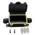 MAKERELE Mini Junction Box Outdoor Waterproof IP68,2Way Plug Line Underground Electrical Junction Box Clamshell-Type Waterproof Junction Box Small...