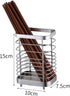 Kitchen Utensil Holder, Stainless Steel Utensil Holder Countertop, Kitchen Utensil Drying Caddy, Cutlery Drainer for Kitchen Utensil, Rust-Proof C...
