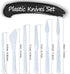 Acrylic Paint Set, Art Painting Supplies Kit with 10 Brushes, 5 Stainless Steel Palette Knife, 6 Plastic Spatula Palette Knives, Paint Palette tra...