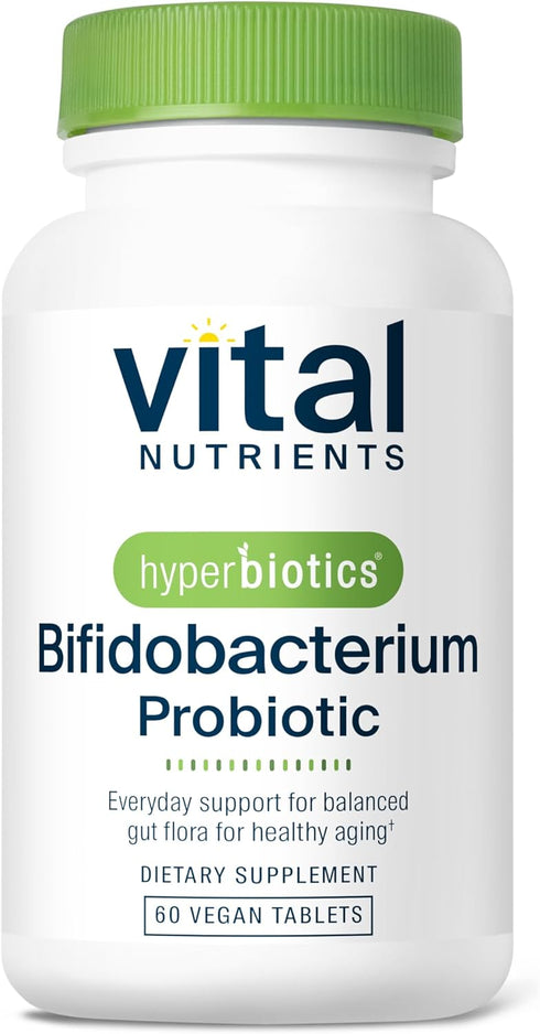 Hyperbiotics Vital Nutrients Bifidobacterium Probiotic | 7 Targeted Strains | Supports Immune and Digestive Health for Older Adults | Shelf-Stable...