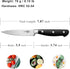 KUMA Paring Knife - 3.5 Inch Pro Bolster Japanese Profile Kitchen Knife For Detailing With Ease - Stainless Steel Vegetable & Fruit Knife With Erg...