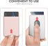 BIAJIYA Card Holder for Back of Phone for Stand MagSafe Magnetic Silicone Wallet Compatible with iPhone17/16/15/14/13/12/12 Pro/ 12 Mini/ 12 Pro M...
