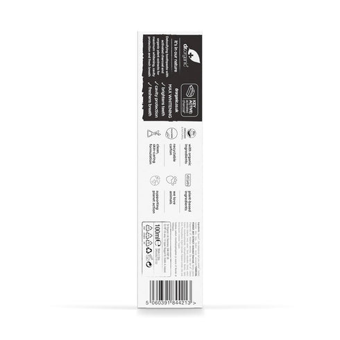 Dr Organic Extra Whitening Charcoal Toothpaste 100ml...