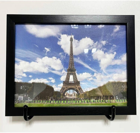 Wall Mount Metal Display Stand, Black Easel Plate Display Photo Holder Stand, Displays Picture Frames, Decorative Plates, Tablet and Art, Home Dec...