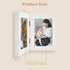 Golden State Art, 4x6 Double Picture Frame Vertical Hinged Photo Frame 2 Opening Folding Family Frames Collage, with Real Glass (4x6, White, 1-Pac...