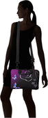 iColor Purple Butterflies Canvas Laptop Carrying Shoulder Sleeve Case Protective Bag Briefcase Fits 11.6 12 12.9 13 13.3 Inches Laptop Ultrabook N...