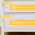 8 Packs Cabinet Door Locks for Baby Proof and Child Safety Cabinet Locks with Adhesive for Drawer Cupboards Fridge Closet Pantry Childproof Safety...