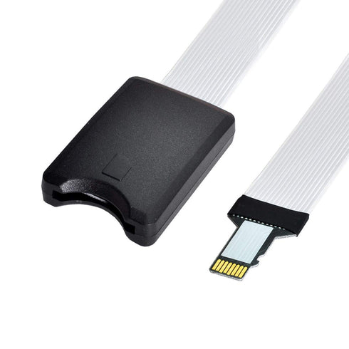 xiwai Micro-SD TF Memory Card Kit Male to SD Female Extension Soft Flat FPC Cable Extender 25cm...