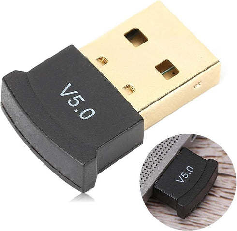 USB Bluetooth 5.0 Adapter Low Power Wireless Audio Music Stereo Receiver for TV Computer Laptop...
