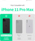 GOOSPERY Magnetic Door Bumper Compatible with iPhone 11 Pro Max Case, Card Holder Wallet Easy Magnet Auto Closing Protective Dual Layer Sturdy Pho...
