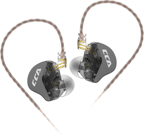 CCA CRA in Ear Monitor, Ultra-Thin Diaphragm Dynamic Driver IEM Earphones, Clear Sound & Deep Bass in Ear Headphones, Wired Gaming Earbuds with 2 ...