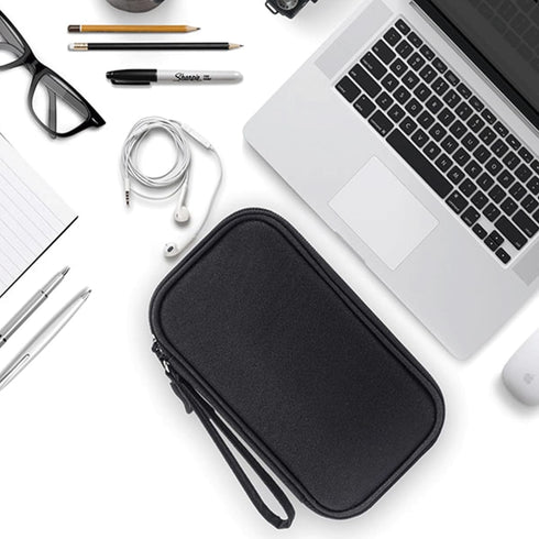 Electronic Organizer Case, Travel Cable Organizer Pouch Electronic Accessories Carry Case Water Resistant Organizer Pouch Bag for Cable, Cord, Cha...