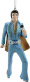 Kurt Adler Elvis in Blue Suit Blow Mold Ornament...