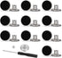 20 Sets of Black 17mm Jeans Button Pins, Waistband Jeans Buttons, No Sewing or Tools Required, Instant Replacement Snap Button Trouser Buttons, Re...