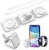 3 in 1 Travel Charging Station for Apple Multiple Devices, Magnetic Foldable Travel Charger for Multiple Devices for iPhone 15 14 13 12 Series & A...