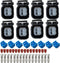8PCS Performance 60131 Fuel Injector Connector Kit Compatible with EV6/USCar Style Injectors...