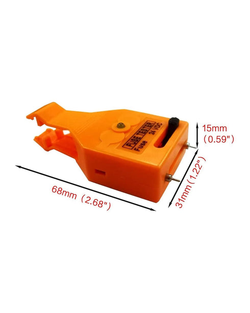 DC 24V Automotive ATO/ATC ATM Blade and Glass Tube Fuse Tester Puller for Mini/Standard Blade Fuse...
