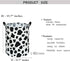 KUNRO Toy Bin Waterproof storage organizer for Nursery Hamper Home decor Closet Kids Bedroom Laundry Baby Gift Shelf Baskets (Rould Cow pattern)...