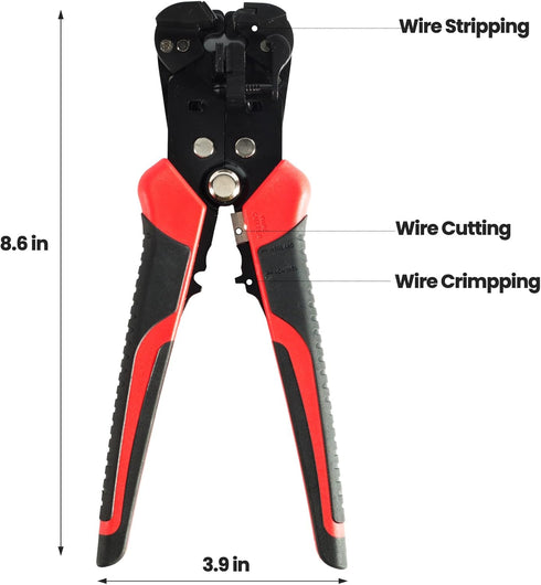 Self Adjusting Wire Stripper,3 in 1 Automatic Universal Wire Stripping Tool,Multifunctional Wire stripper and Crimping Tool For Electrical Wire St...