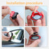 Car Blind Spot Mirror, 2" Round HD Glass Frameless Convex Rear View Mirror with wide angle Adjustable Stick for Cars SUV and Trucks, Pack of 2 (Ro...