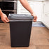 7-10 Gallon Clear Garbage Bags (110 Bags) 29" x 24" Extra Large Medium Kitchen Trash Bags Paper Shredder Bags Can Liners for Home and Office Bins,...