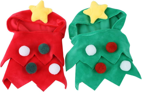 Christmas Pet Costume, Dog Cat Christmas Tree Costume Cat Christmas Hat Christmas Pet Costume Accessory for Christmas Decoration Pet Christmas Par...