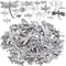 100g (About 50-80pcs) Antique Silver Dragonfly Charms Tibetan Insect Charms Pendants Craft Supplies for Bracelets Necklace Jewelry Making...