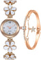 Women's bracelet watch fashion item waterproof quartz flower shaped watch...