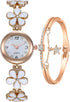 Women's bracelet watch fashion item waterproof quartz flower shaped watch...