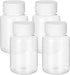 4Pcs Clear Pill Bottles, 80ml Empty Plastic Medicine Bottles, Reagent Bottle with Caps, Small Travel Pill Case, Chemical Containers for Liquid Sol...