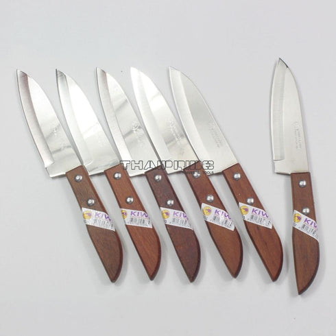 Thai Kitchen Steak Knives Stainless Steel Knives Kiwi 503 6 Pcs per Set...